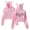 Pink, variant on Stray Kids Do It Album Merch Hoodie Cat Ears Hooded Sweatshirt Long Sleeve Crop Top Women's Clothes