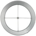 thumbnail image 4 of Springcrest Sydnee Satin Light Gray Medium Drum Lamp Shade 14" Top x 16" Bottom x 11" Slant x 11" High (Spider) Replacement with Harp and Finial, 4 of 7