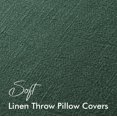 thumbnail image 3 of Juego de 2 fundas de almohada decorativas EMEMA (56 x 56 cm), color verde, 3 of 9