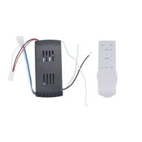 Universal Ceiling Fan Remote Control Kit 50W 6 Speed Timing Function Replacement Remote for DC Ceiling Fans & Lights