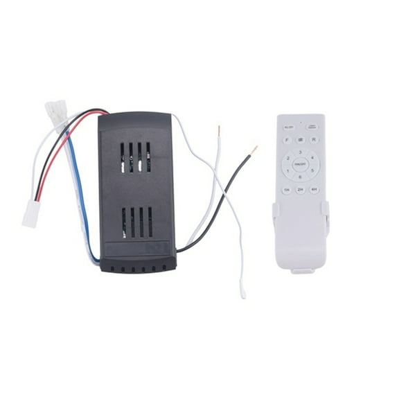 Universal Ceiling Fan Remote Control Kit 40W 6 Speed Timing Function Replacement Remote for DC Ceiling Fans & Lights A