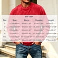 thumbnail image 4 of KICILVS Mens Sweatshirt Crewneck Fleece Pullover Long Sleeve Pocket Casual Winter Warm Top for Men Daily Wear Red, 4 of 9
