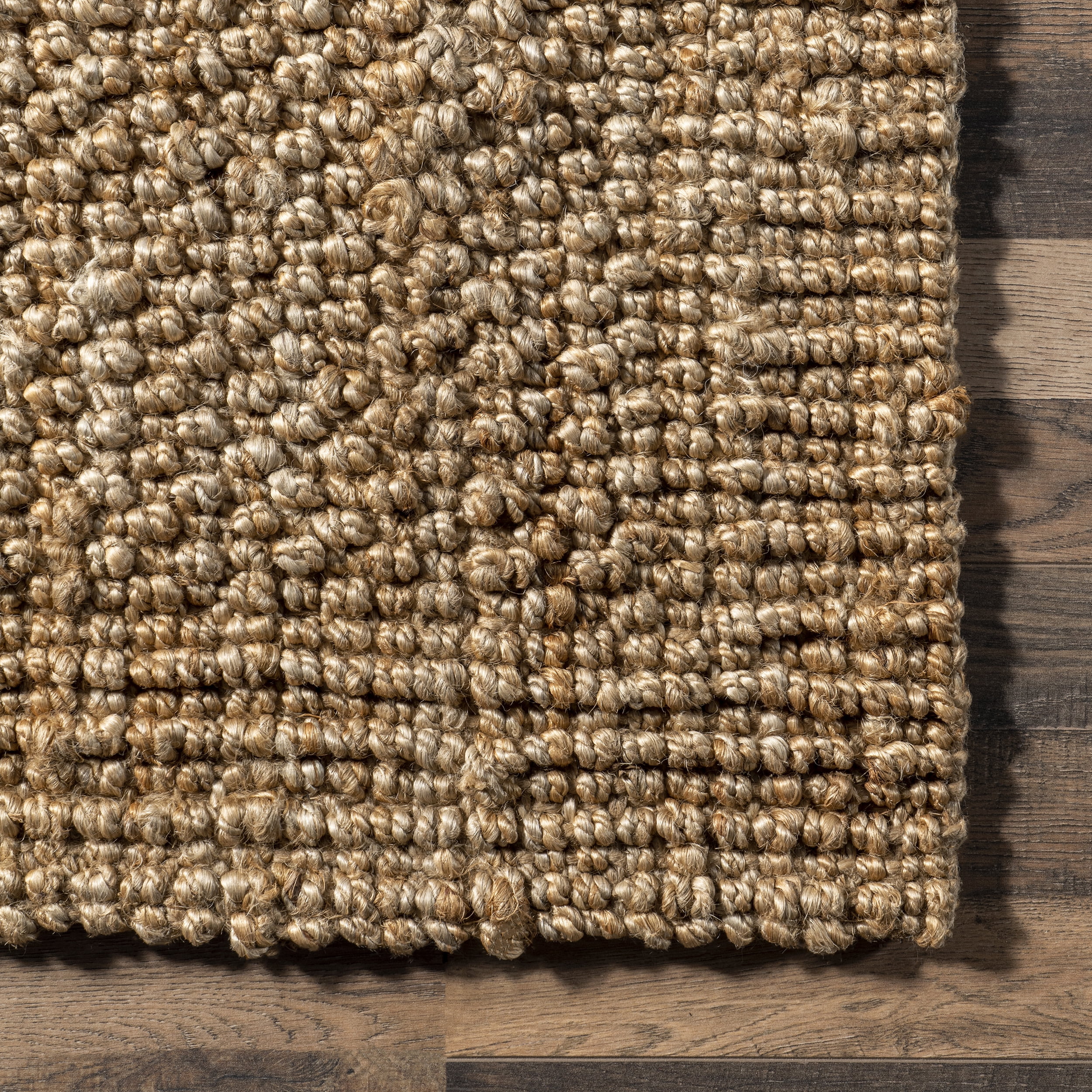 nuLOOM Hanne Casual Flatweave Jute Area Rug, 5' x 8', Natural