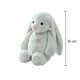 thumbnail image 4 of Muñecas de conejito de Pascua, decoración de cama para el hogar, decoración de Pascua de conejo esponjoso (gris 30cm), 4 of 8