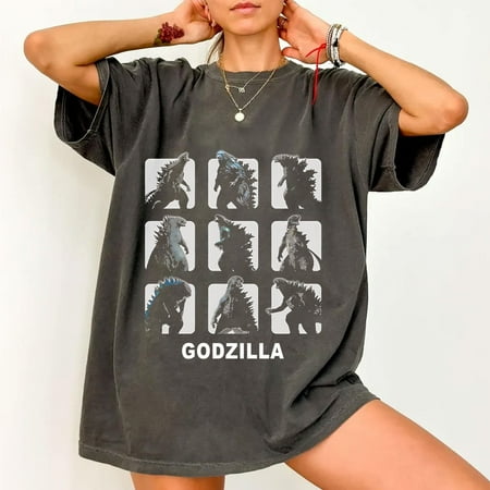 Godzilla Moods Box Up Funny T-shirt Hoody Kids Child Tote Bag Tshirt Gildan Oversized Men Women Unisex 6904