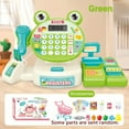 thumbnail image 1 of CHUANK Mini Cash Register with Shopping Cart Vegetable and Fruit Computer Toy  Simulated Supermarket Cashier Scanning with Light and Sound Effects Interactive Toy Set  All Accessories are, 1 of 7