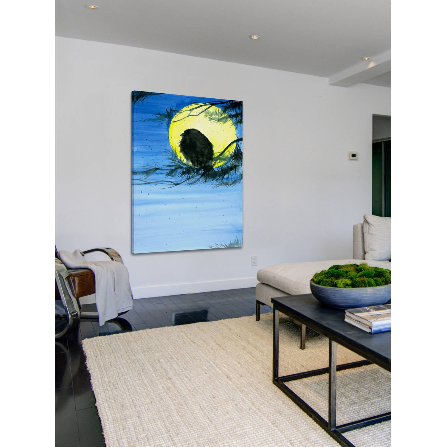 "High Moon" Painting Print on Wrapped Canvas