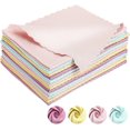 thumbnail image 1 of 12 Pieces Big Eyeglasses Cleaning Cloth Microfiber Glass Cleaning Cloths, Fish Scales Glass Cloth, Reusable Fish Scale Mirror Rags, 4 Colors for Cleaning Eyeglasses, Windows, 1 of 7