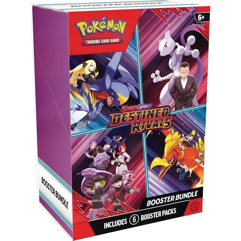 walmart destined rivals booster box Pokmon, TCG Scarlet and Violet Destined Rivals Booster Bundle, 6-pack