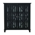 thumbnail image 4 of Linon Rapture Awning Stripe Large Cabinet, Black, 36" Wide, 4 of 10