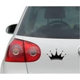 thumbnail image 1 of Sticker - Decal - JDM - Die cut - Crown Decal Car Window Laptop - black - 149mm x86mm, 1 of 2
