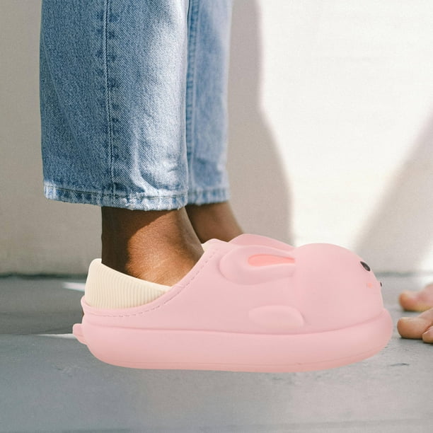 unbranded 1Par Pantuflas De Con Suela Antideslizante Y De Para Uso En Casa