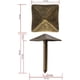 thumbnail image 4 of Pachet 40 cuie decorativo din alama, 12 x 12 mm, bronce, 4 of 5