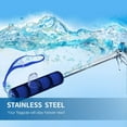 thumbnail image 2 of Anley 5 Feet Blue Telescopic Handheld Flagpoles, A Portable Staff with Clips - Lightweight Extendable Stainless Steel with Anti-Slip Grip - Collapsable Flag Pole for Tour Guides & Pointer for Teachers, 2 of 7