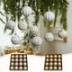 thumbnail image 1 of Xihbxyly Oferta Del Día Prime Solo Hoy Liquidación Juego de 16 Bolas Navideñas Antiguas de 6 Cm En Diseño de Escena Navideña, Decoración para Árbol de Navidad, Caja Colgante En Forma de Bola, 1 of 6