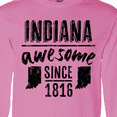 thumbnail image 4 of Inktastic Indiana Awesome Since 1816 Long Sleeve T-Shirt, 4 of 5