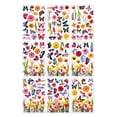 thumbnail image 2 of Ovzne Spring Window's Tight Glass Window 9Sheets Flower Window Been For Glass Window Butterflies Easter Window Flower Window Stickers On Clearance, 2 of 6