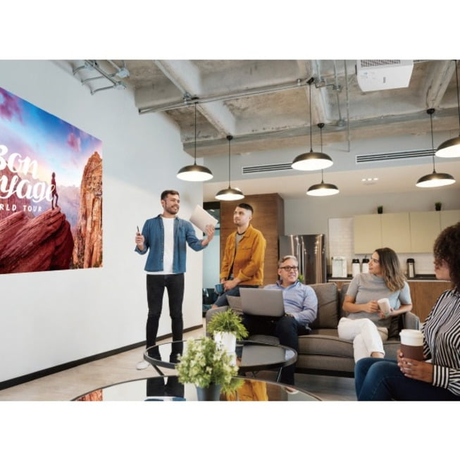 Panasonic PT-VMZ61 LCD Projector, 16:10, Ceiling Mountable, Floor Mountable, White