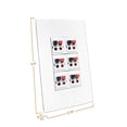 thumbnail image 3 of Placa de pared para altavoz Diytech 6 configuraciones 1 Gang, 3 of 3
