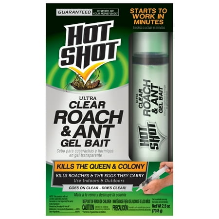 Hot Shot Ultra Clear Roach & Ant Gel Bait, 1-ct