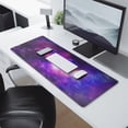 thumbnail image 2 of Go Galactic with Gaming Mouse Pad – Large Non-Slip Rubber Base, Dazzling Galaxy Design, Stitched Edges Keyboard Mat & Desk Pad, 31.5x11.8in, 2 of 7
