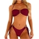 thumbnail image 2 of Tankini para mujer, traje de baño de dos piezas con tirantes de color liso, informal, de playa, a la moda, para mujer, tankini, de dos piezas, para mujer, trajes de baño para mujer, tankini para mujer, 2 of 4