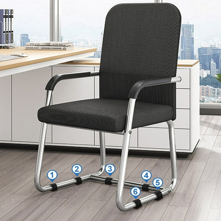 6 Pcs Felt Furniture Pads Wrap-Around Chair Rails Mount Felt Floor Saver