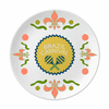 Instrument Celebrate Brazil Carnival Flower Ceramics Plate Tableware Dinner Dish