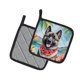 thumbnail image 2 of Agarraderas Caroline's Treasures Norwegian Elkhound 19x19 cm, 2 of 7