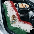 thumbnail image 2 of Garronmavis Mexican Flag Car Seat Towel Cover 1 PC Stain Resistant Front Seat Protector with Storage Bag Easy Installation Universal Fit for Cars SUVs Trucks Sedans Vans, 2 of 9