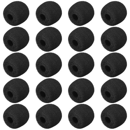 20 PCS Foam Mic Cover Headset Microphone Windscreen Shield Protection 26mm Length for Headset Lapel Lavalier price history on PriceWatchPro