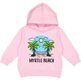 thumbnail image 2 of Inktastic Summer Vacation in Myrtle Beach Toddler Hoodie, 2 of 4