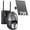 1pack(4G), variant on Solar Camera Outdoor, WiFi 6 with 4dBi Antenna for 2.4GHz WiFi, PTZ PIR Detection with Color Night Vision, 2-Way Audio, Split Solar Design for Front Door & Porch