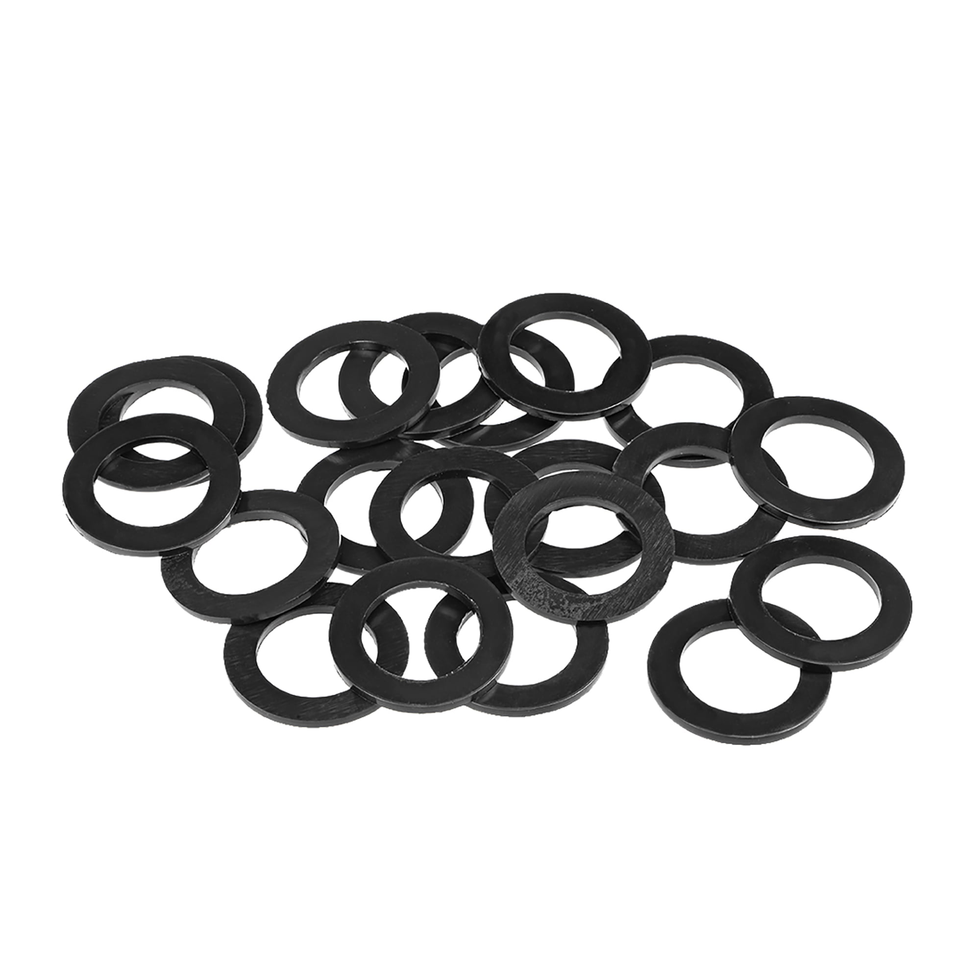 sourcing map 20Pcs 24mm x 1.5mm Rubber O-rings NBR Heat Resistant Sealing Ring Grommets Red
