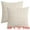 Beige, variant on Unique Bargains Pack of 2 Corduroy Decorative Throw Pillow Covers Grey 18" x 18"