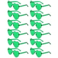 thumbnail image 1 of Gafas de sol LYMOJOR Green Heart sin montura para mujer, 12 pares, 1 of 6