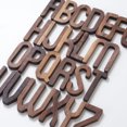 thumbnail image 1 of Letras de madera de nogal negro de 7,6 cm de alto ShuxiuWang 8390611622763, 1 of 1