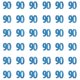 thumbnail image 1 of Unique Party - Decoración Diseño Cuerda 90 - Pack de 6 (Azul), 1 of 2