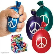 IsoFlex Peace Stress Ball Hand Massager in Assorted Colors 6 Pieces