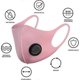 thumbnail image 2 of 5 Pack Reusable Face Masks with Air Valve and Ear Loops, Breathable, Soft, Washable, Durable for Daily Public Use, 2 of 4