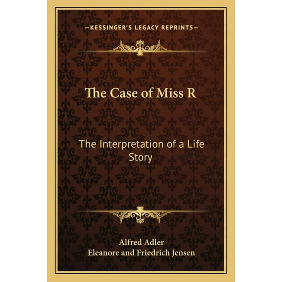 The Case of Miss R (Paperback)