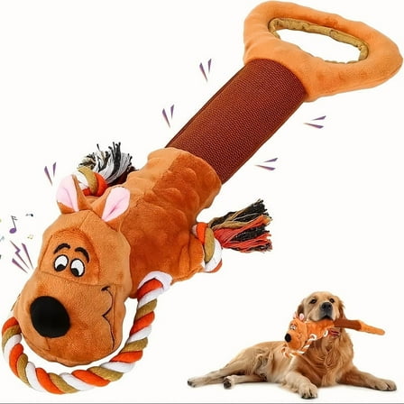 Dog Toys for Aggressive Chewers,Tough Indestructible Dog Toys,Squeaky Toys for Large Dogs,Durable Dog Chew Toys