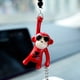 thumbnail image 3 of Use Monkey Car Charm Gafas de sol colgantes espejo retrovisor interior (rojo y pinza de freno), 3 of 5