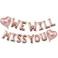 thumbnail image 1 of 1 Set Graduation Party Balloons Decors We Will Miss You Alphabet Balloon Decors, 1 of 6