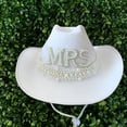 thumbnail image 3 of simhoa Chapeaux de Cowboy pour Femmes Costume de Mariage, 3 of 7