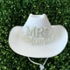 thumbnail image 3 of Sombreros de vaquera para mujer, sombrero de sol estilo vaquero, disfraz para fiesta de compromiso o boda. señora sin velo, 3 of 7
