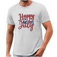 thumbnail image 5 of Tnhcen 4th of July Men's Premium Patriot Shirt USA Flag Graphic Summer Loose Fit Novelty T-Shirt Tops S-3XL, 5 of 5