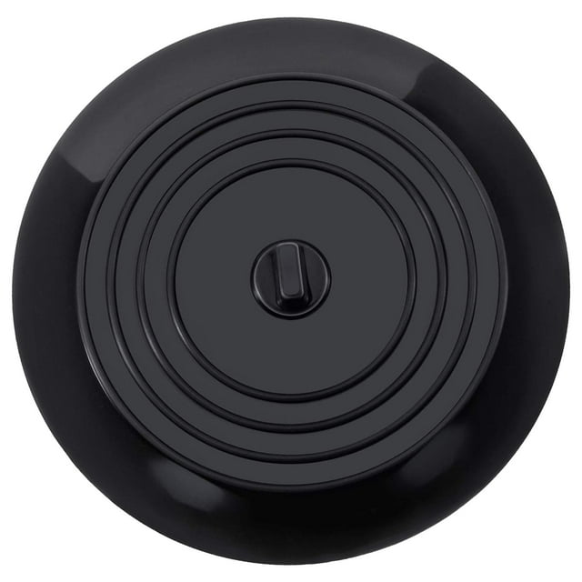 Tnarru Silicone Sink Plug Utility Cleaning Tool Silicone Sink Stopper Drain Stopper Black