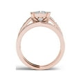 thumbnail image 2 of 1-1/2 Carat T.W. Diamond 10kt Rose Gold Cluster Engagement Ring Set, 2 of 5