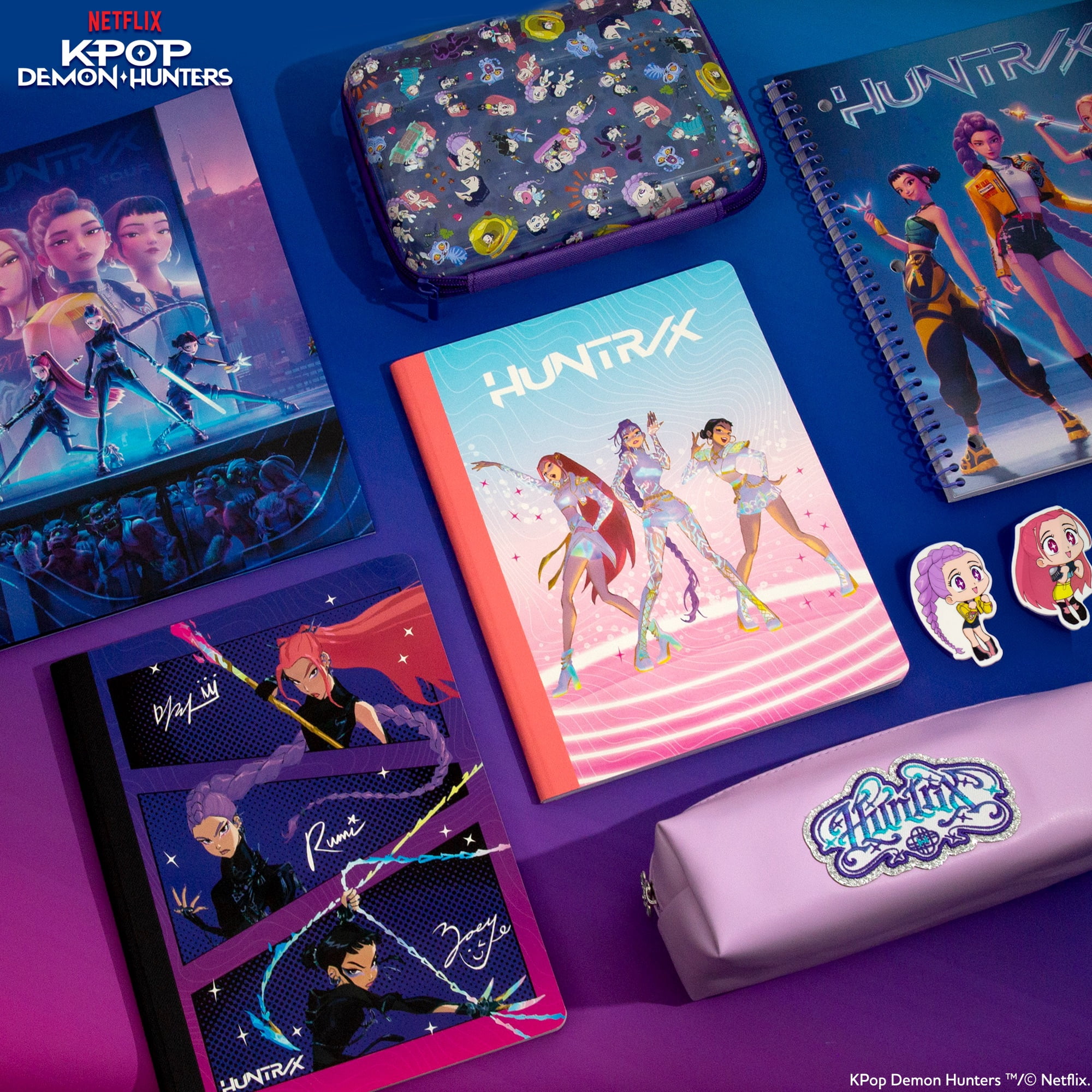Netflix KPop Demon Hunters™ Composition Notebook, 80 Wide-Ruled Pages